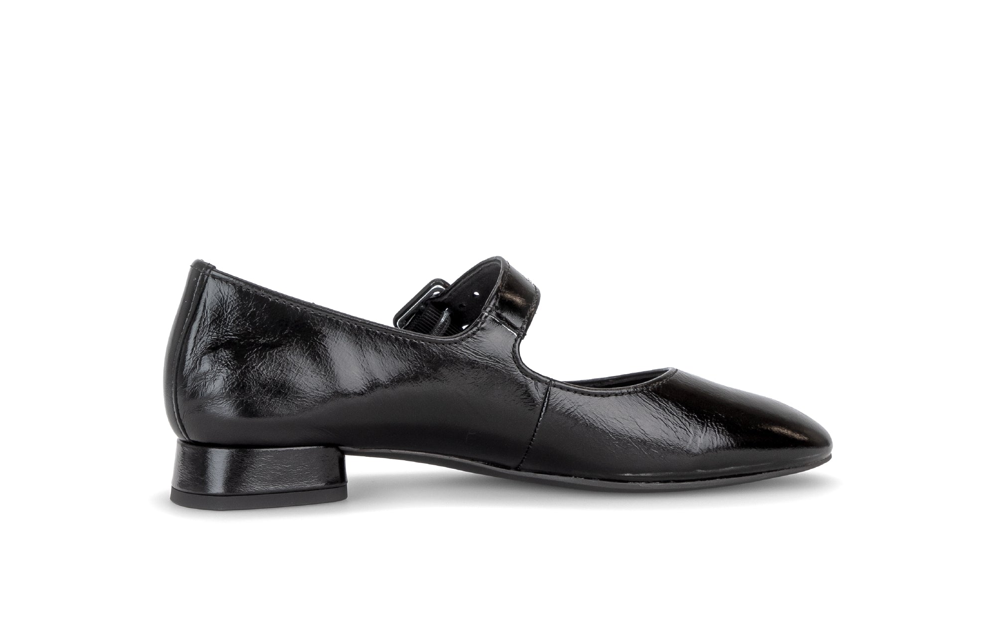 Gabor Iggy black mary jane shoes, rotating product angle 12.