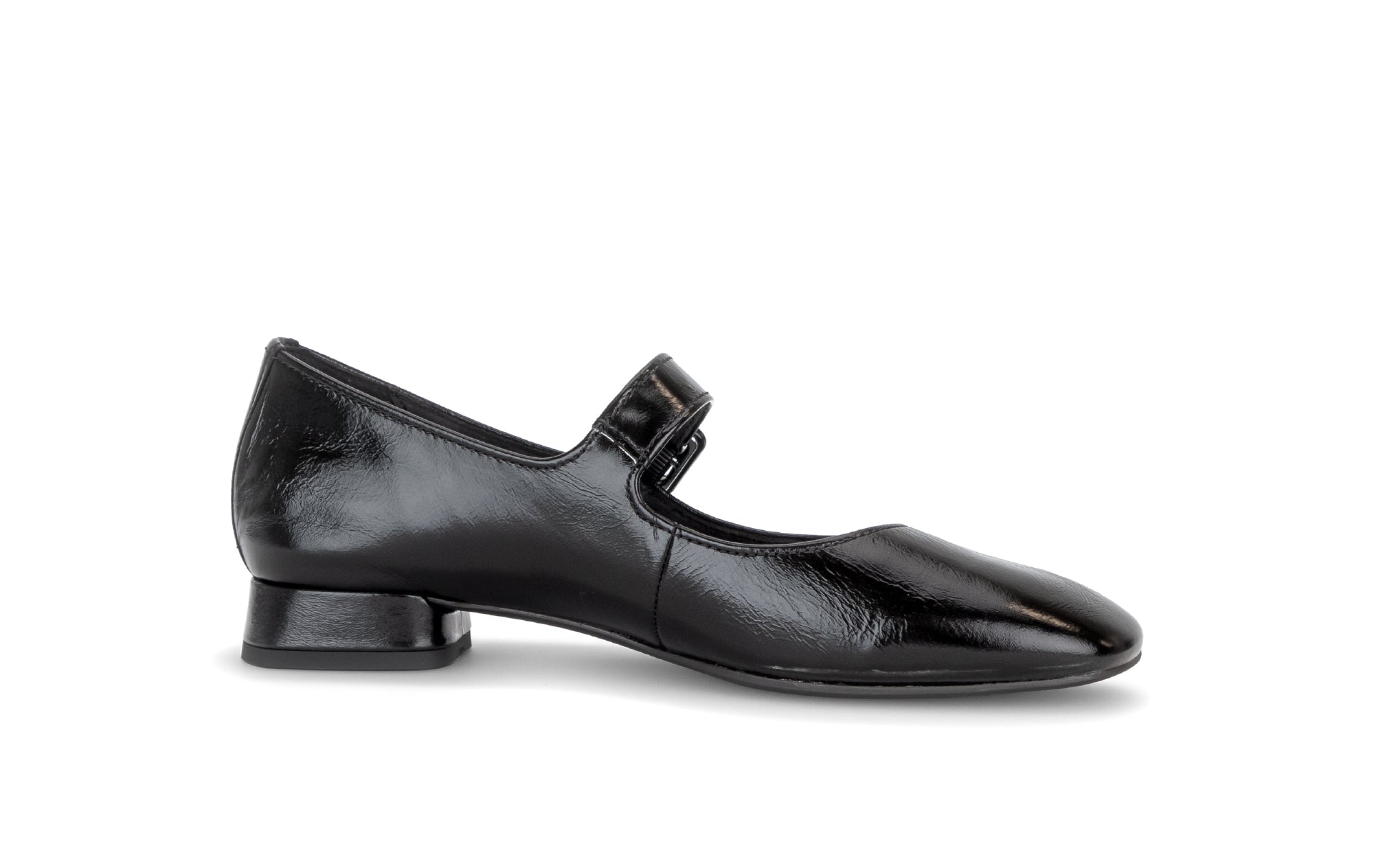 Gabor Iggy black mary jane shoes, rotating product angle 14.