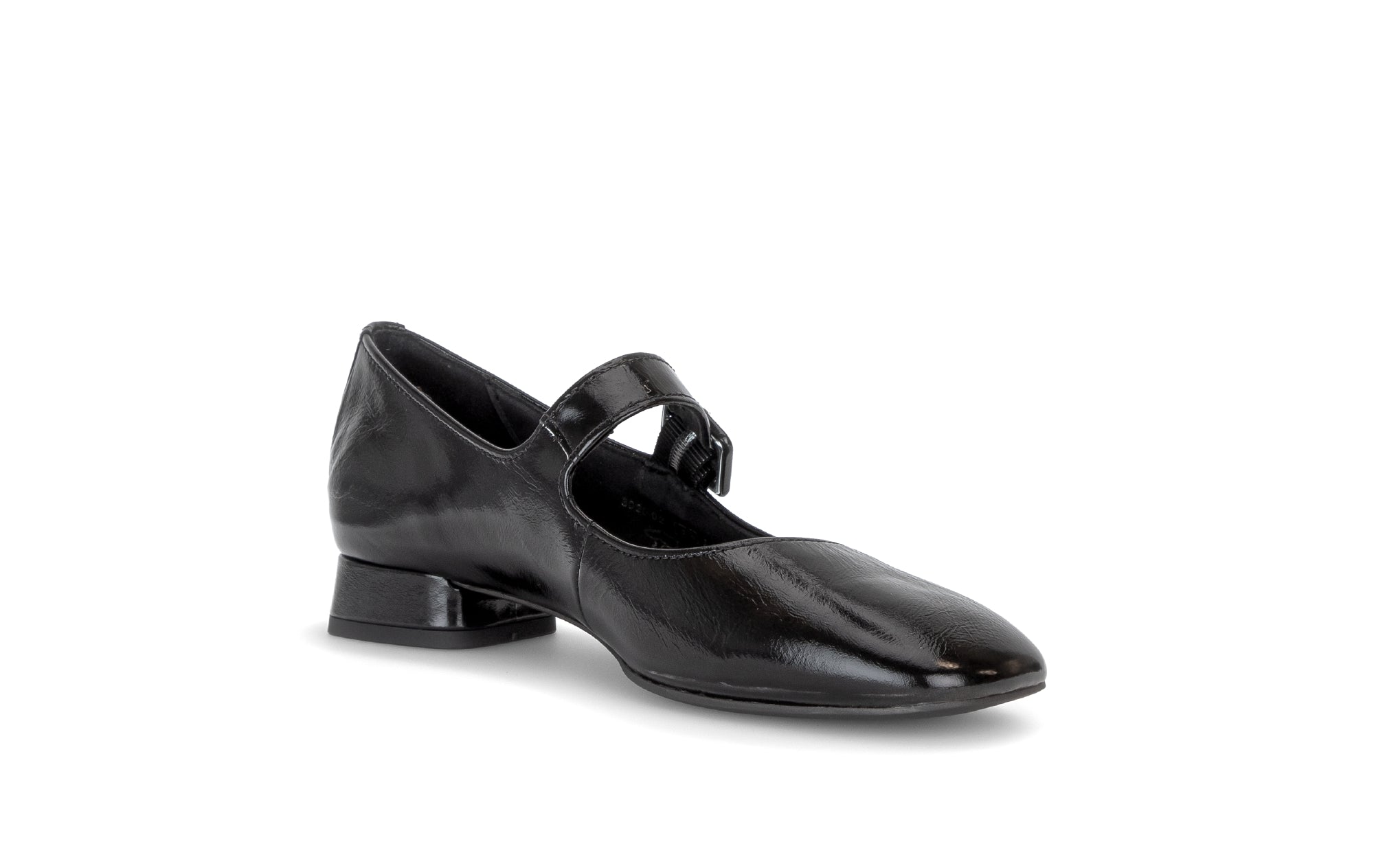 Gabor Iggy black mary jane shoes, rotating product angle 16.