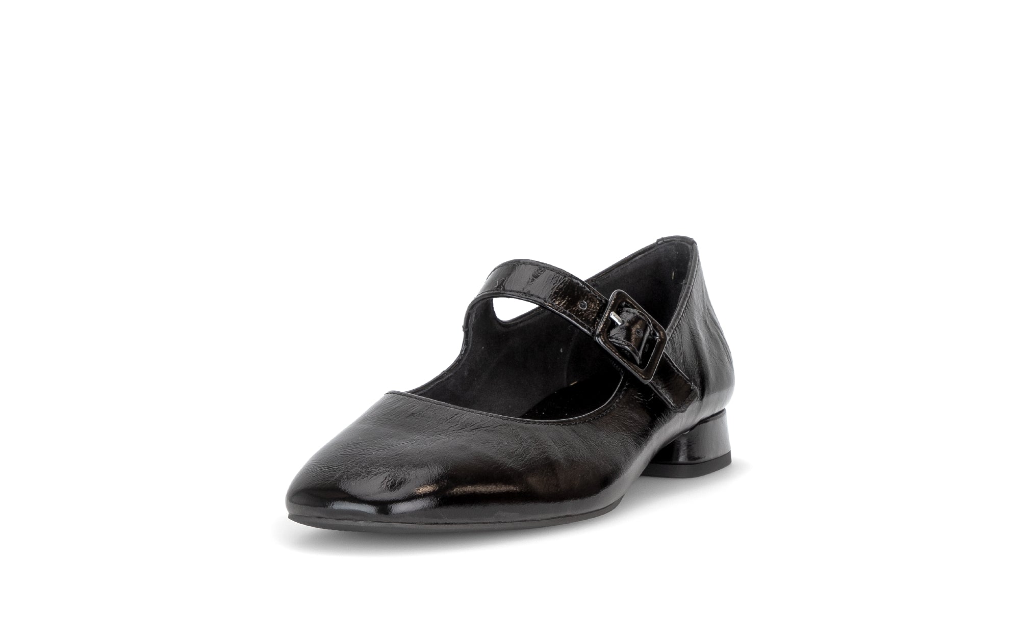 Gabor Iggy black mary jane shoes, rotating product angle 21.