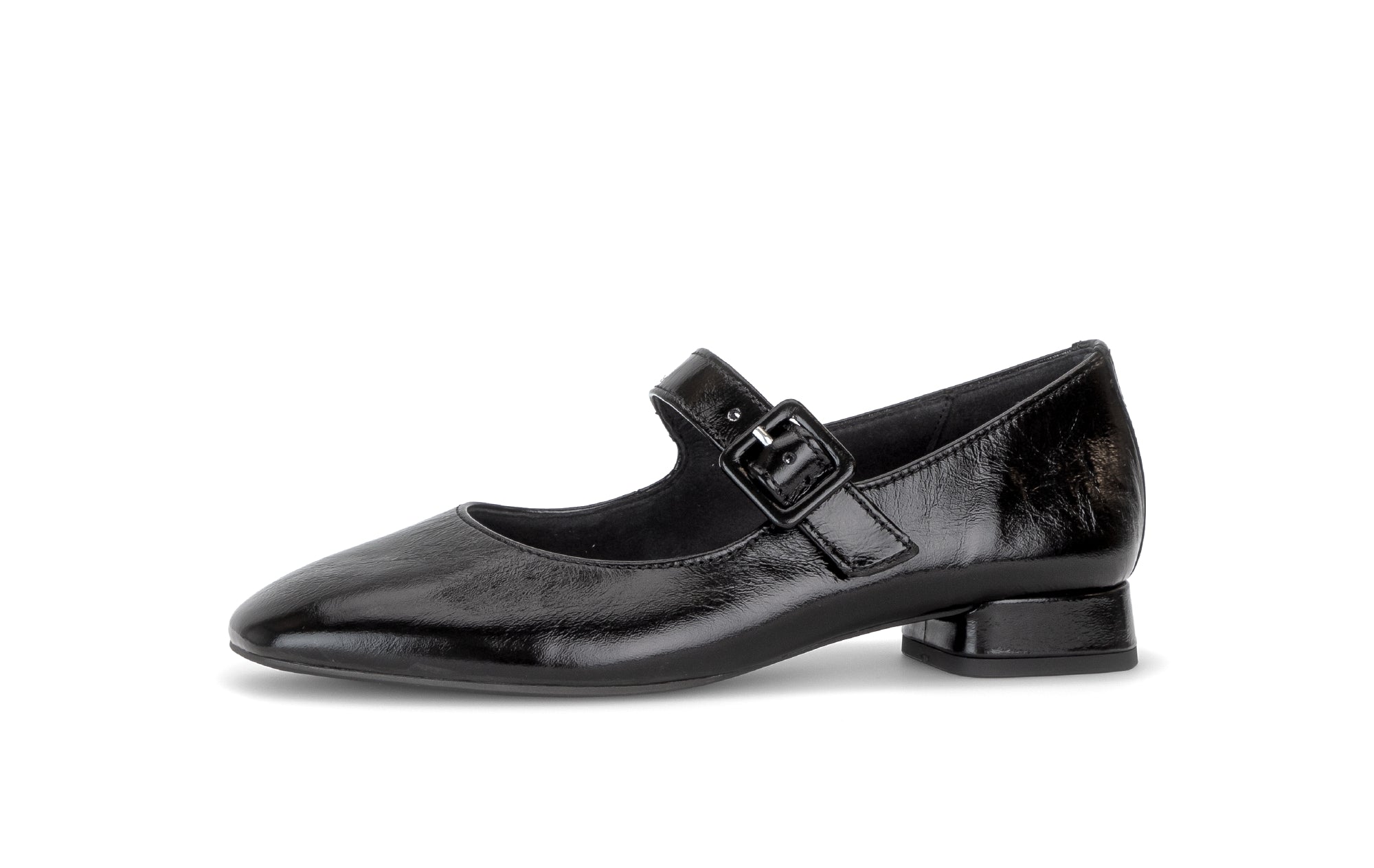 Gabor Iggy black mary jane shoes, rotating product angle 24.