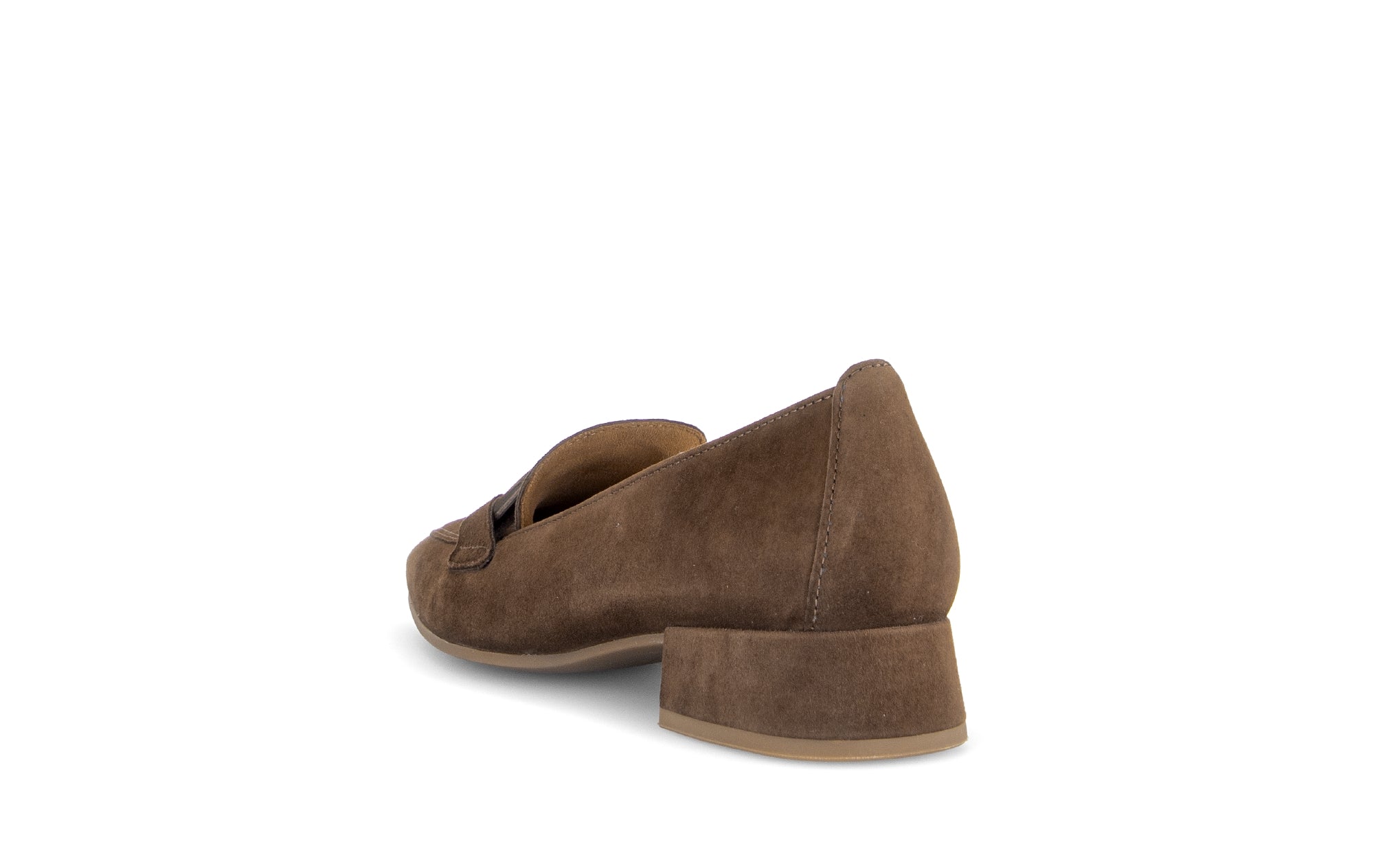 Gabor Great cacao brown loafers, rotating product angle 05.