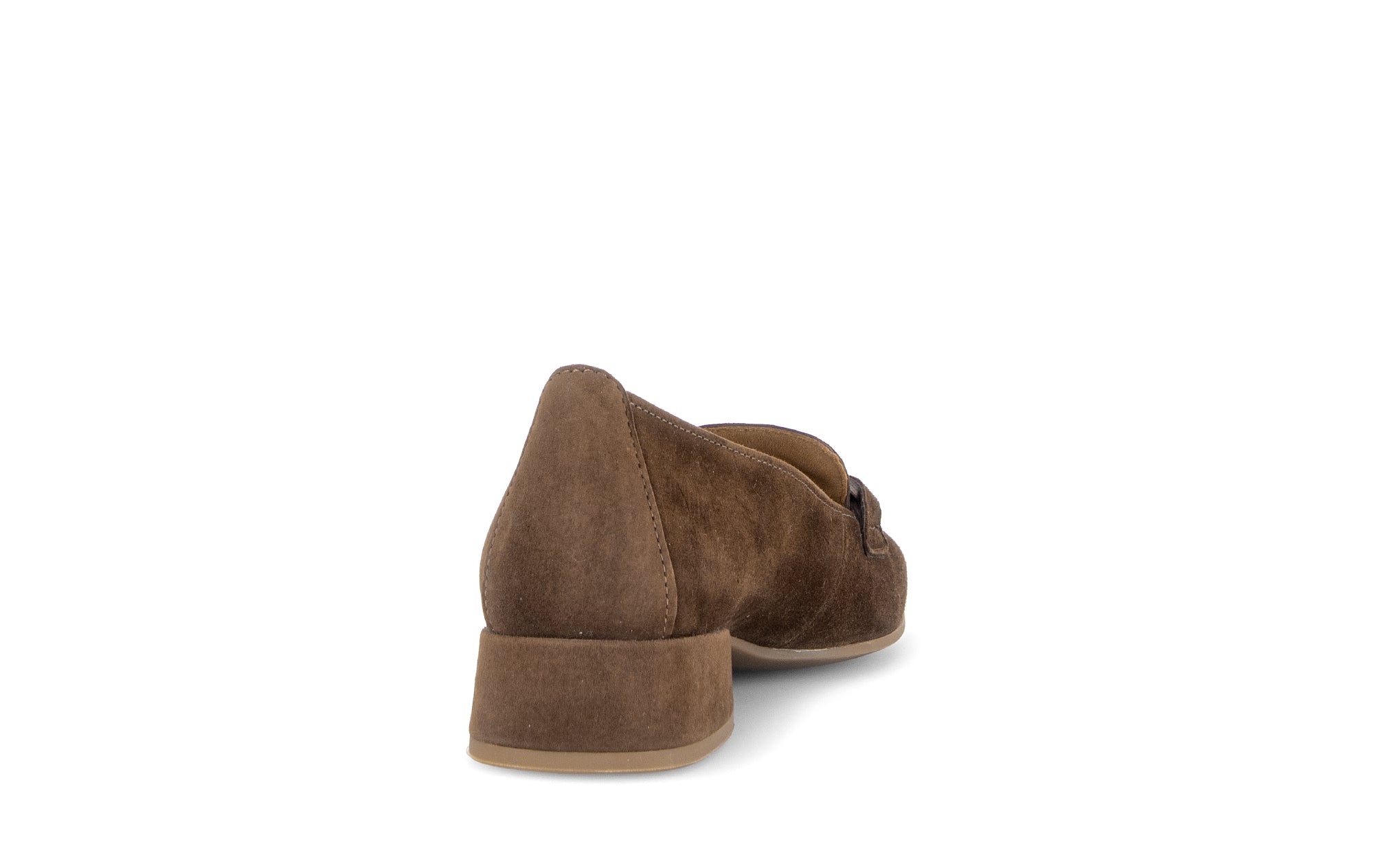 Gabor Great cacao brown loafers, rotating product angle 08.
