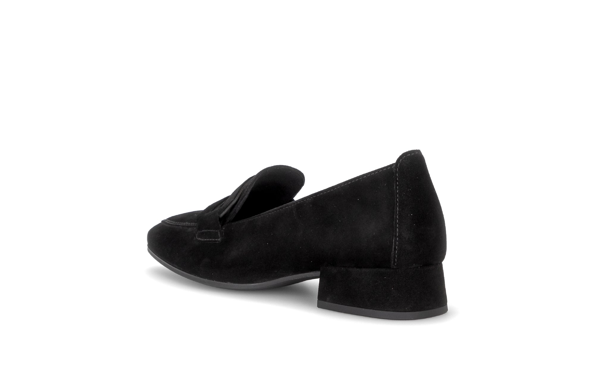 Gabor Great black loafers, rotating product angle 04.