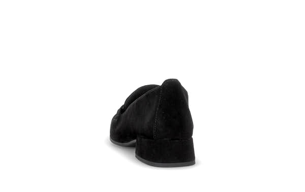 Gabor Great black loafers, rotating product angle 06.