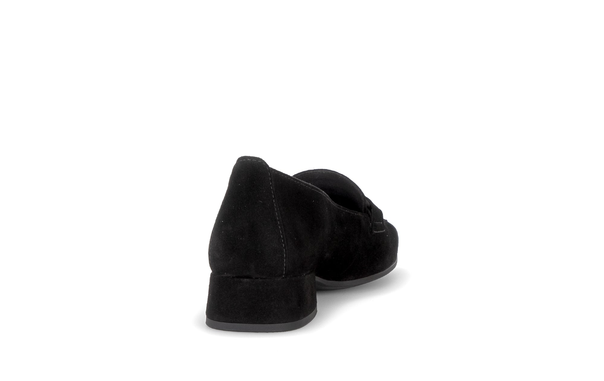 Gabor Great black loafers, rotating product angle 08.