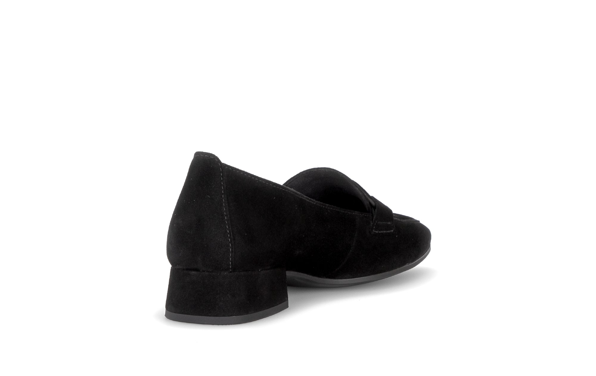 Gabor Great black loafers, rotating product angle 09.