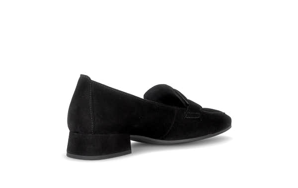 Gabor Great black loafers, rotating product angle 10.