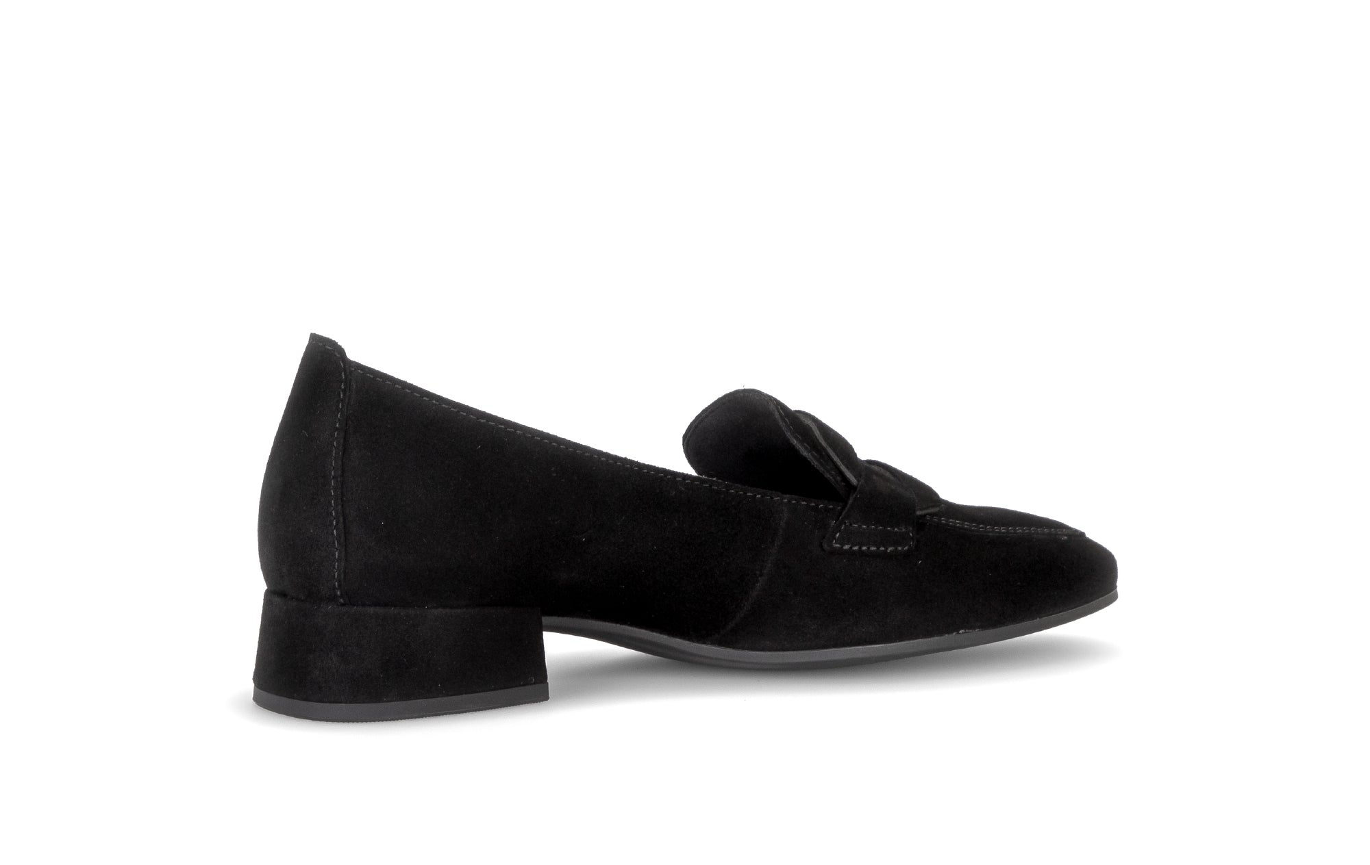 Gabor Great black loafers, rotating product angle 11.