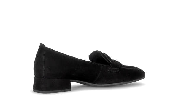 Gabor Great black loafers, rotating product angle 11.