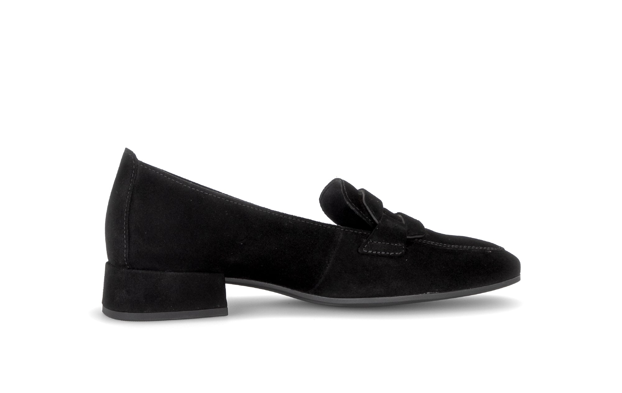 Gabor Great black loafers, rotating product angle 12.
