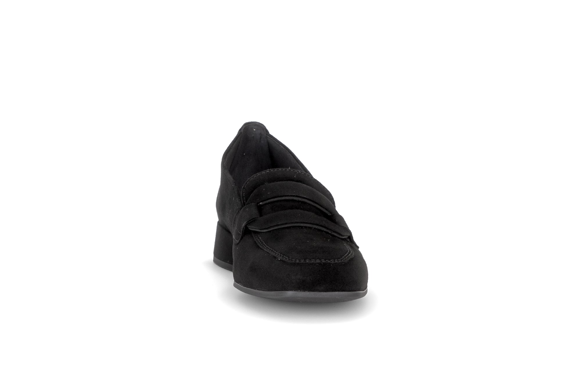 Gabor Great black loafers, rotating product angle 18.