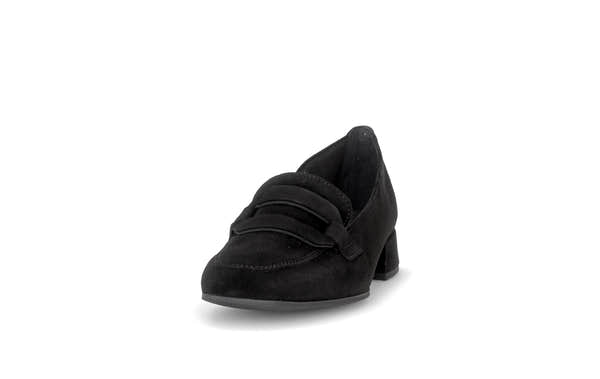 Gabor Great black loafers, rotating product angle 20.