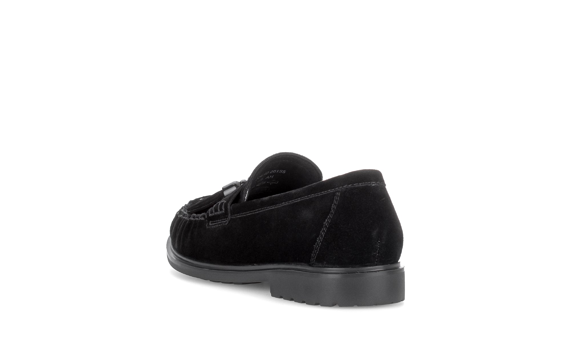 Gabor Hamble black moccasin loafers, rotating product angle 05.
