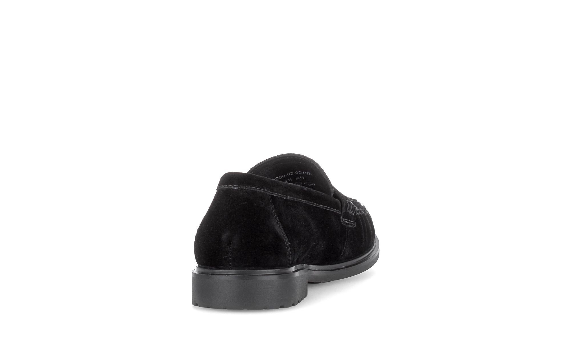 Gabor Hamble black moccasin loafers, rotating product angle 08.