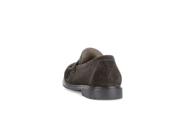 Gabor Hamble mocca brown moccasin loafers, rotating product angle 06.