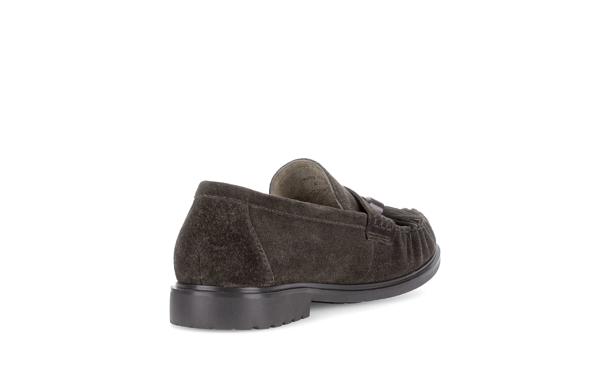 Gabor Hamble mocca brown moccasin loafers, rotating product angle 09.