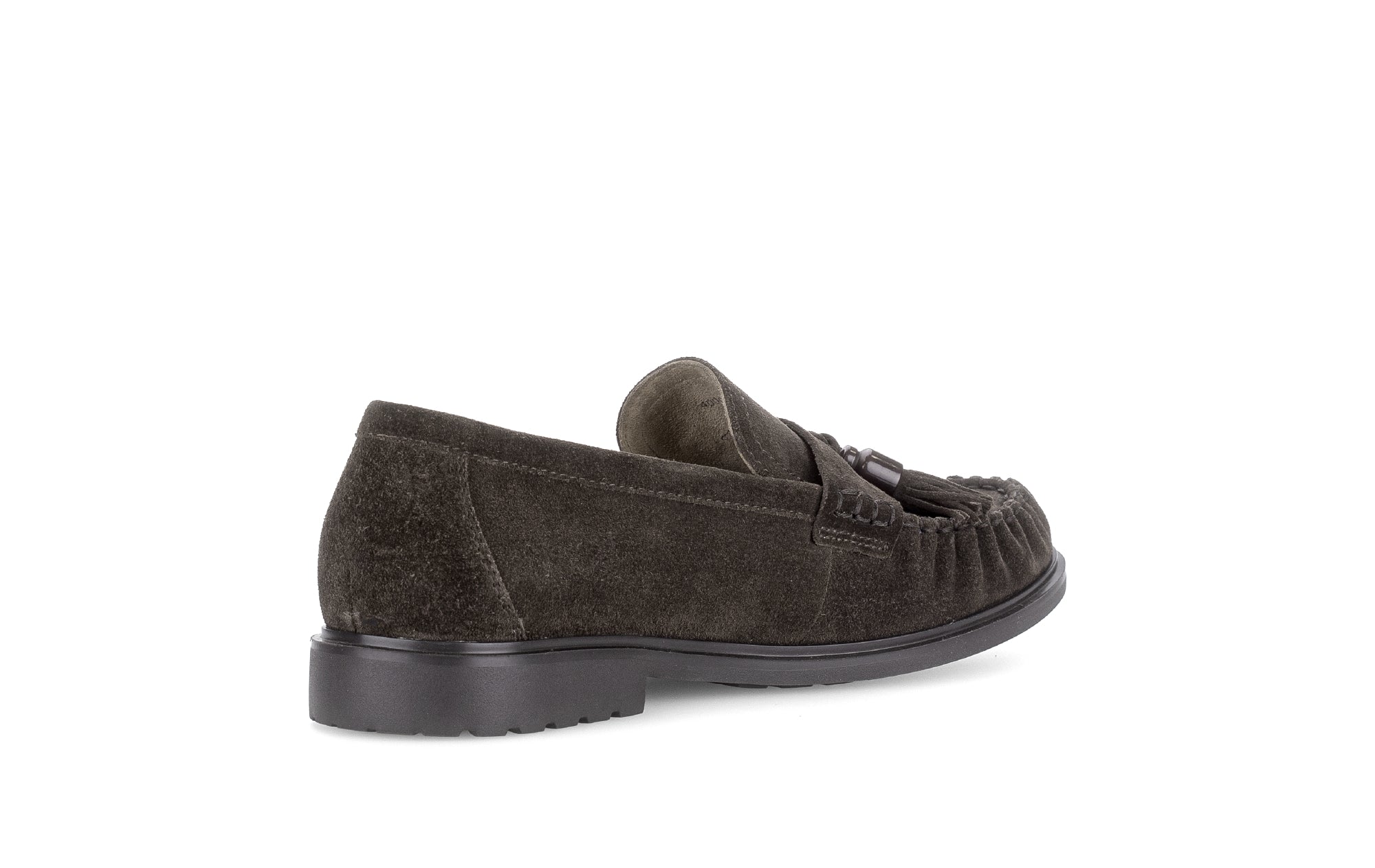Gabor Hamble mocca brown moccasin loafers, rotating product angle 10.