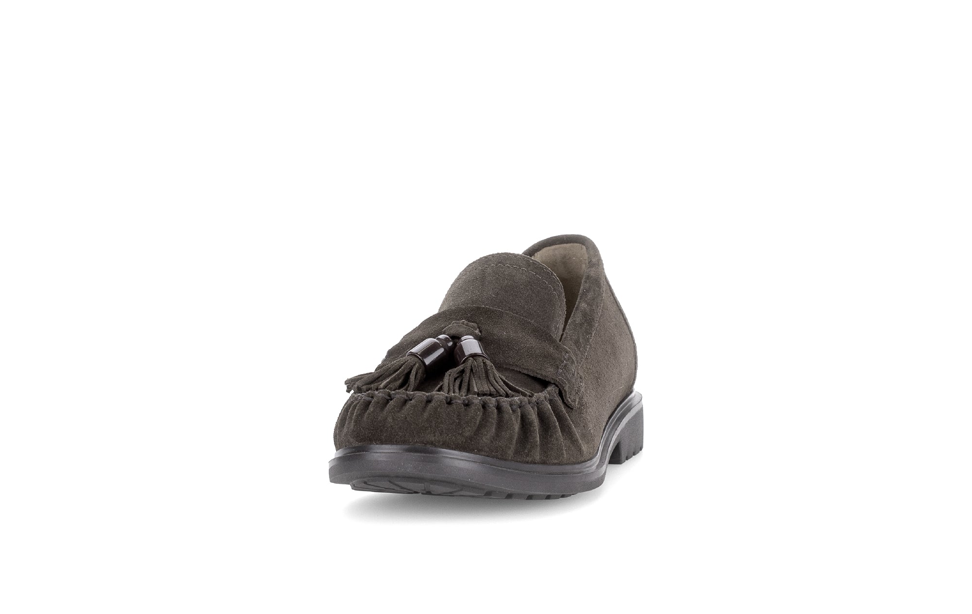 Gabor Hamble mocca brown moccasin loafers, rotating product angle 20.