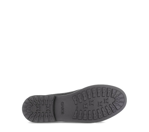 Gabor Hamble mocca brown moccasin loafers, sole view.