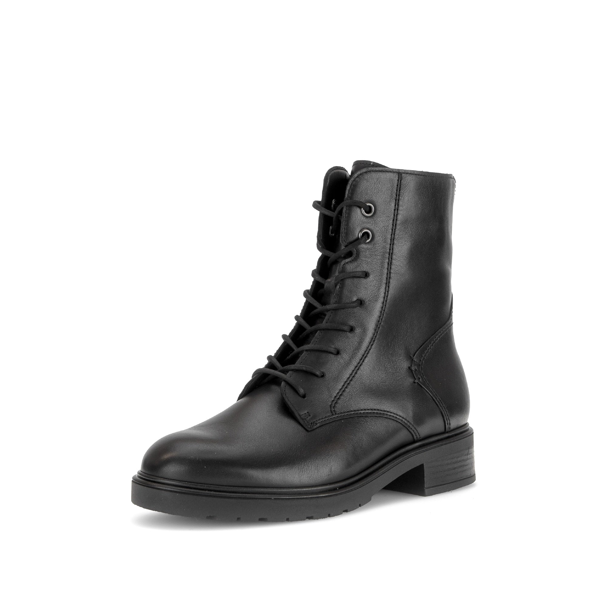 Gabor 8010.02.001 Patron in black, front three-quarter view.