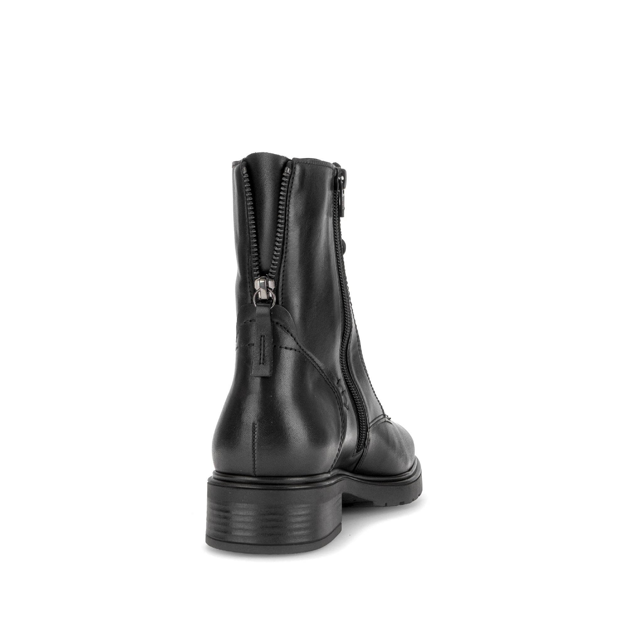 Gabor Patron black zip & lace boots, rotating product angle 08.