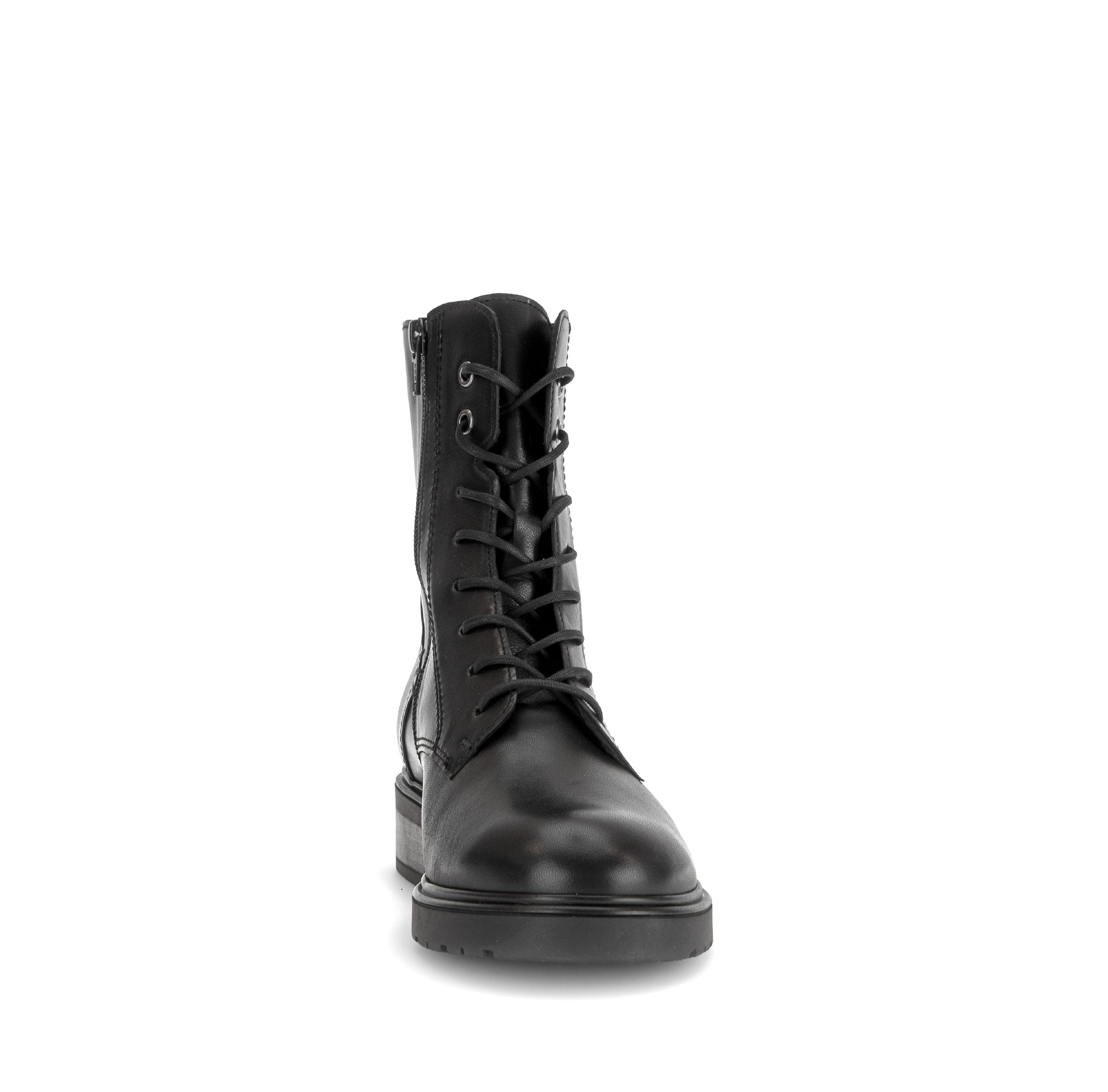 Gabor Patron black zip & lace boots, rotating product angle 18.
