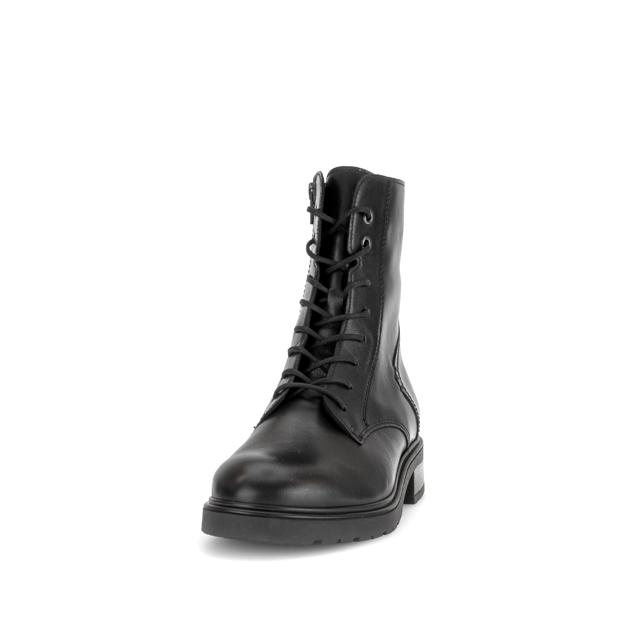 Gabor Patron black zip & lace boots, rotating product angle 20.