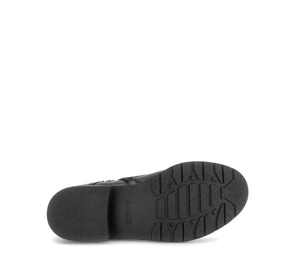 Gabor Patron black zip & lace boots, sole view.
