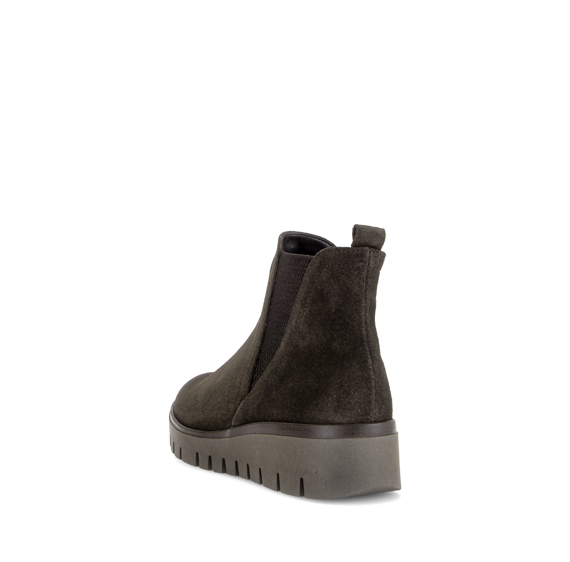 Gabor Dublin mocca brown side zip ankle boots, rotating product angle 05.