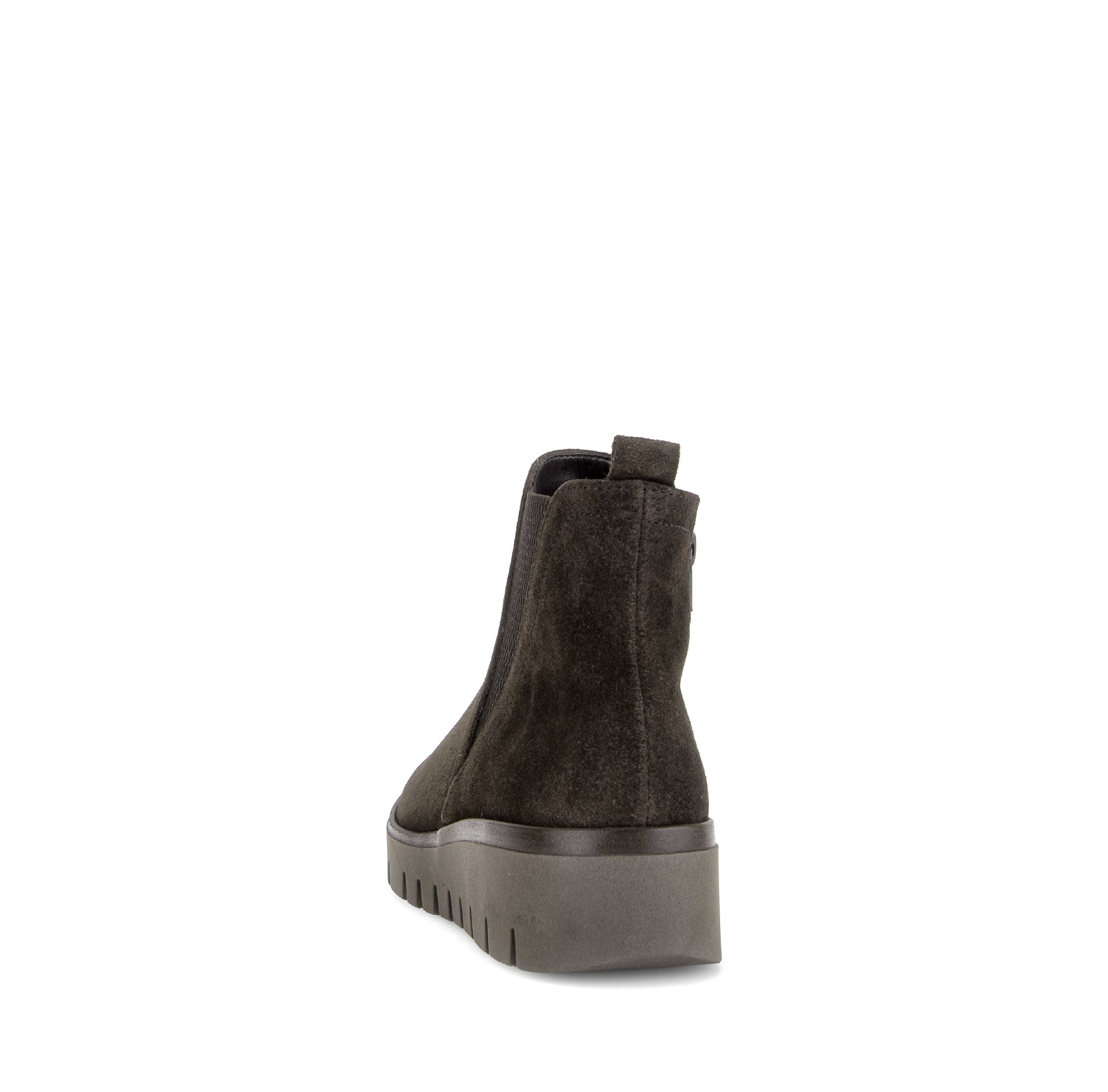 Gabor Dublin mocca brown side zip ankle boots, rotating product angle 06.