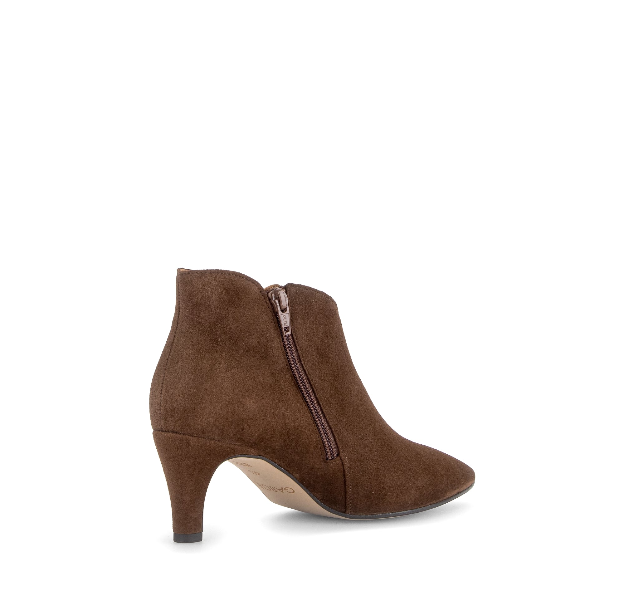 Gabor Terri cacao brown heeled ankle boots, rotating product angle 10.