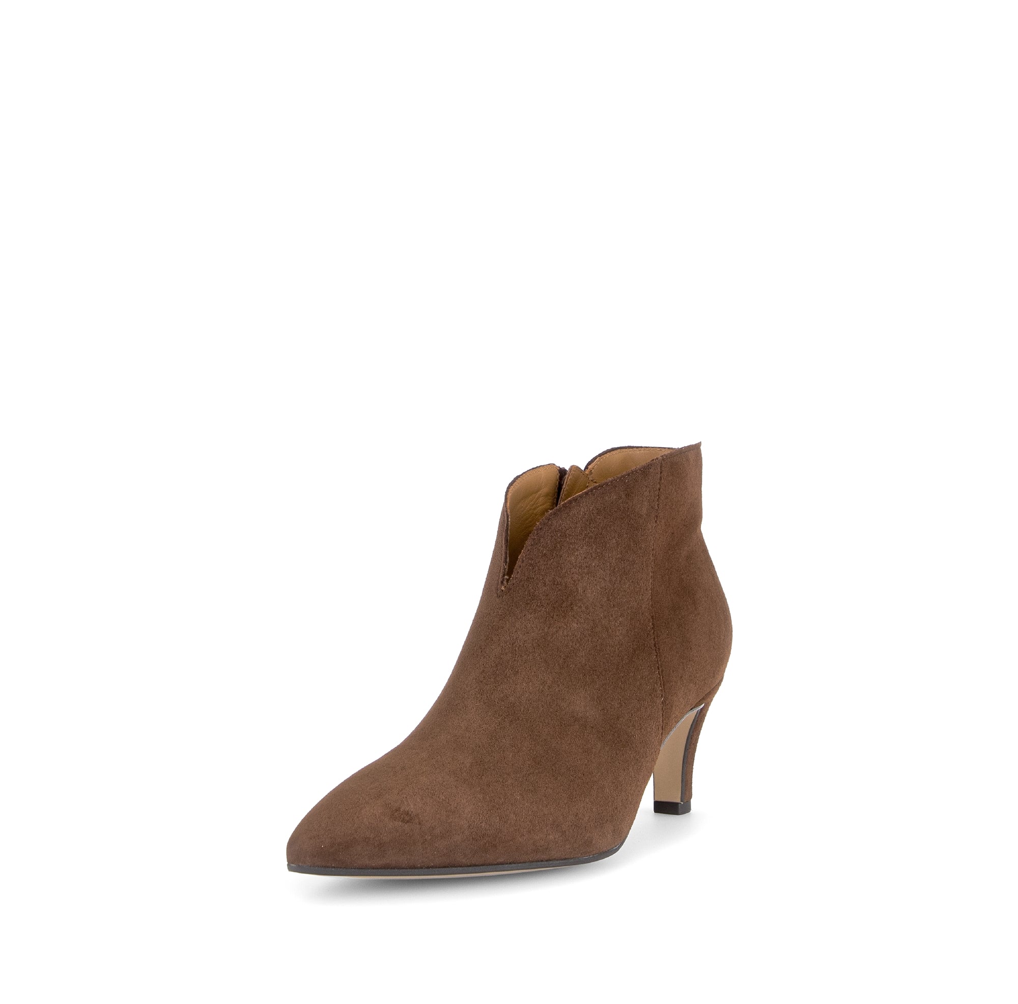 Gabor Terri cacao brown heeled ankle boots, rotating product angle 21.