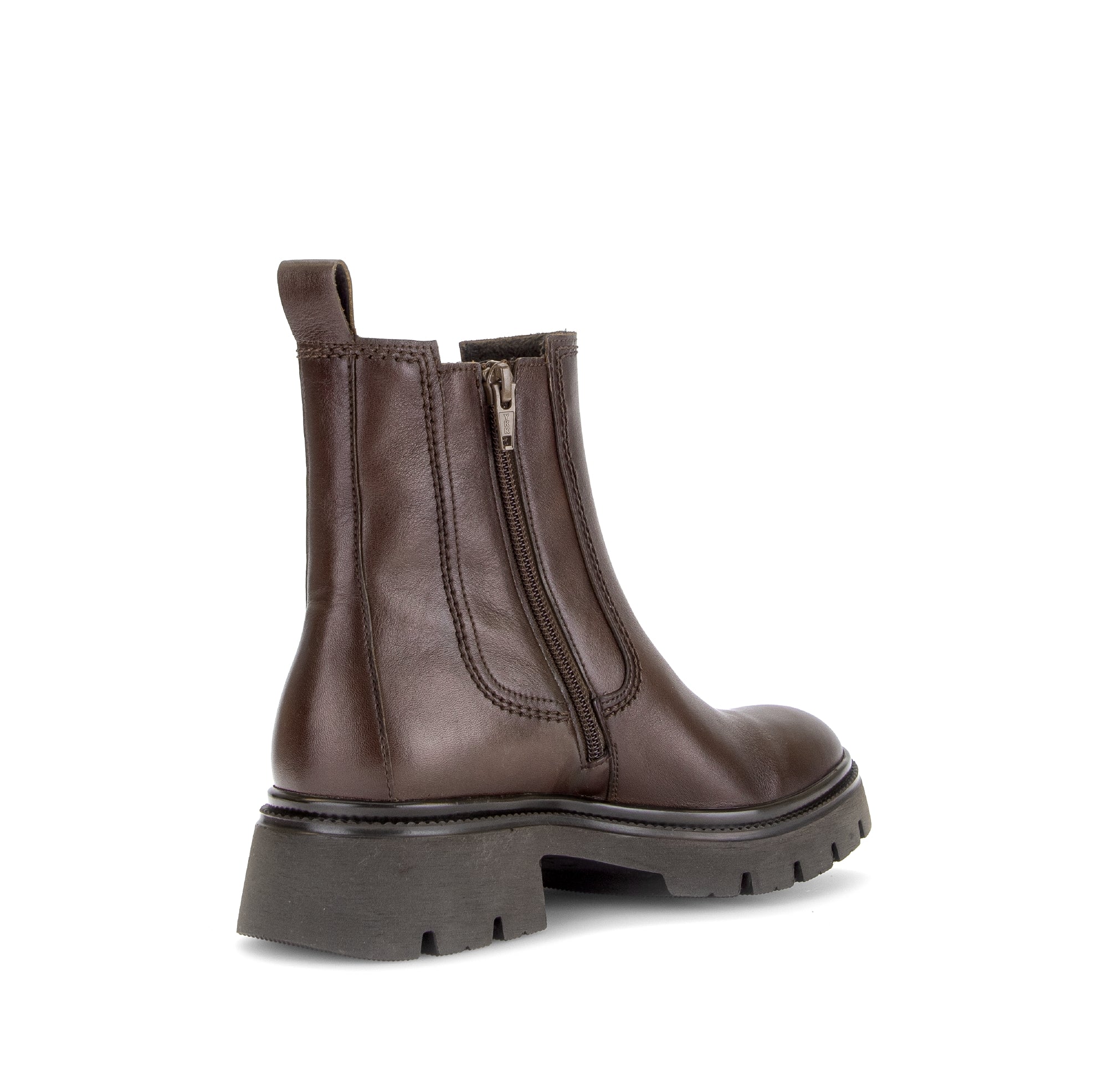 Gabor Marissa saddle tan chelsea ankle boots, rotating product angle 10.