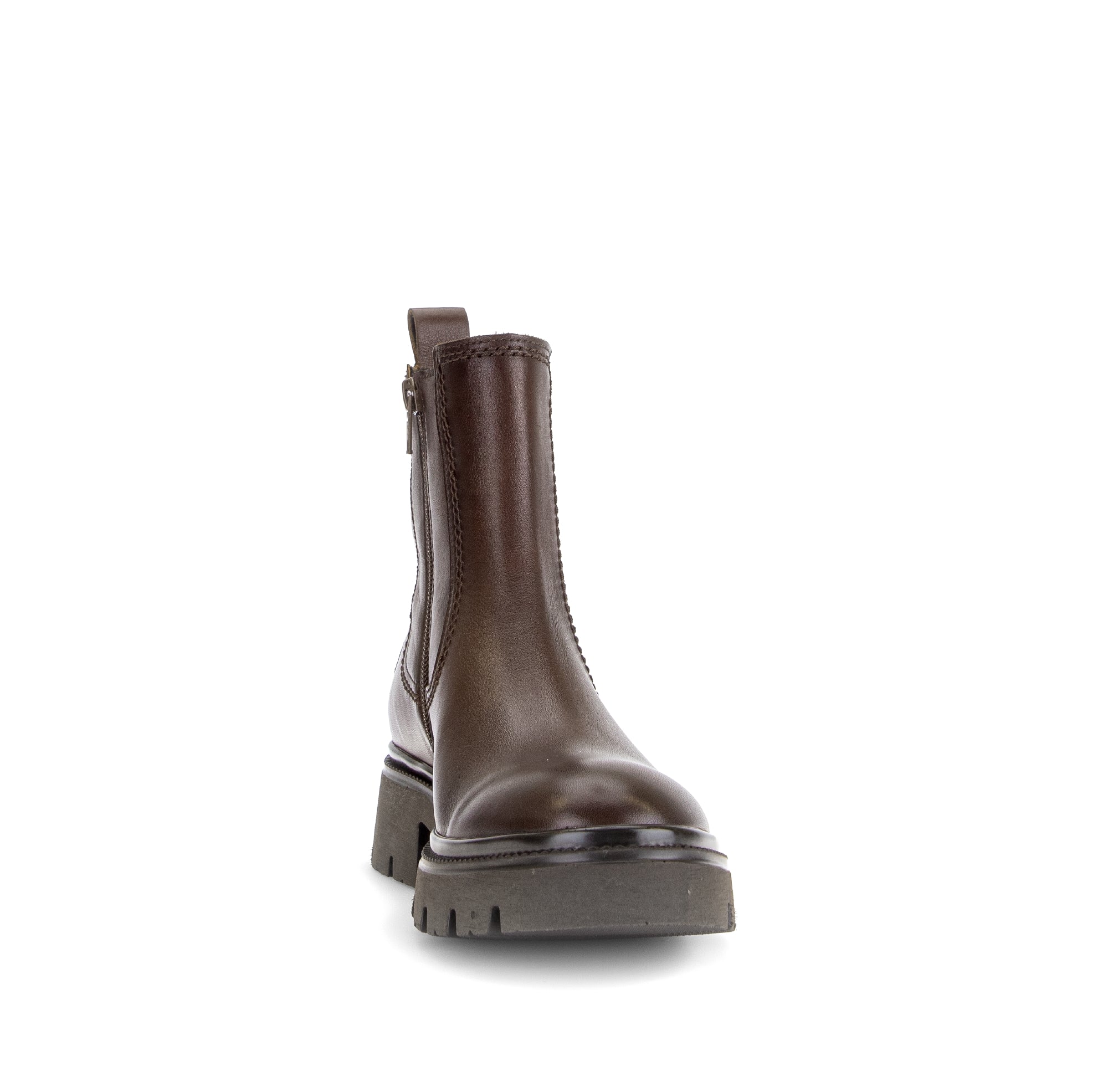 Gabor Marissa saddle tan chelsea ankle boots, rotating product angle 18.