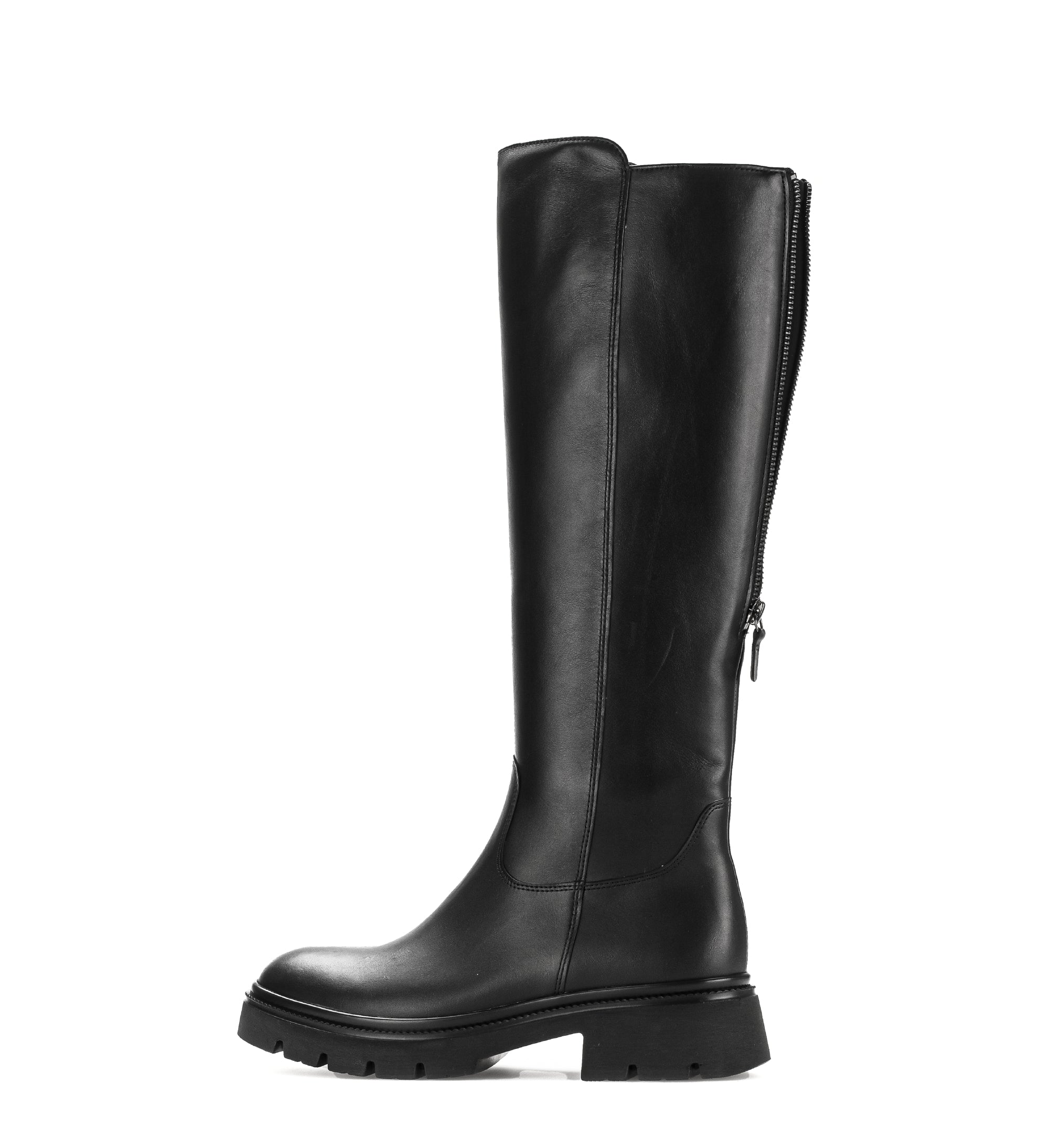 Gabor Match black knee high boots, rotating product angle 02.