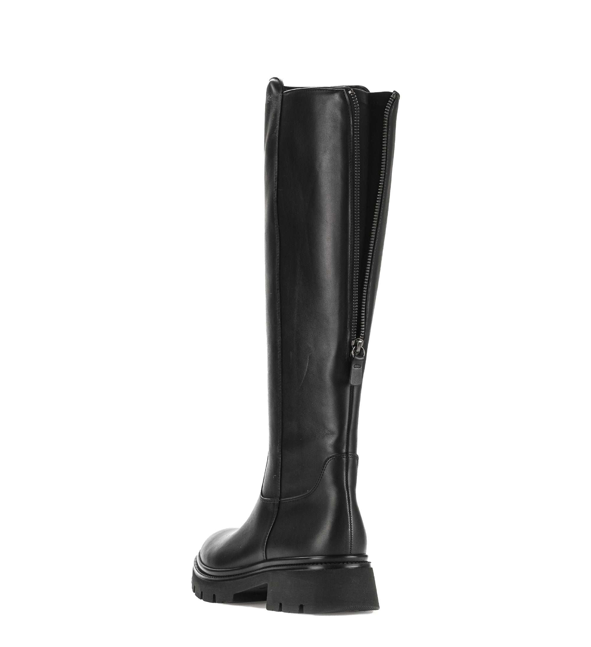Gabor Match black knee high boots, rotating product angle 05.