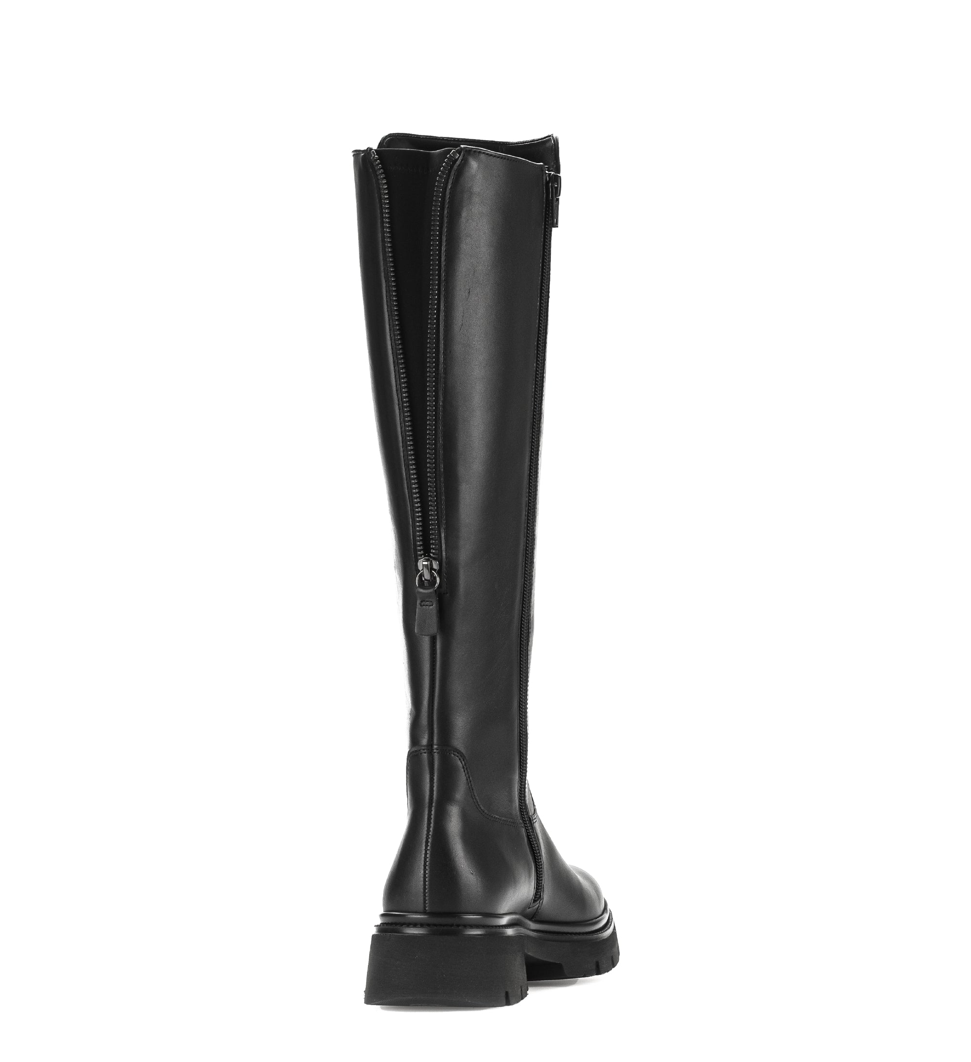 Gabor Match black knee high boots, rotating product angle 08.