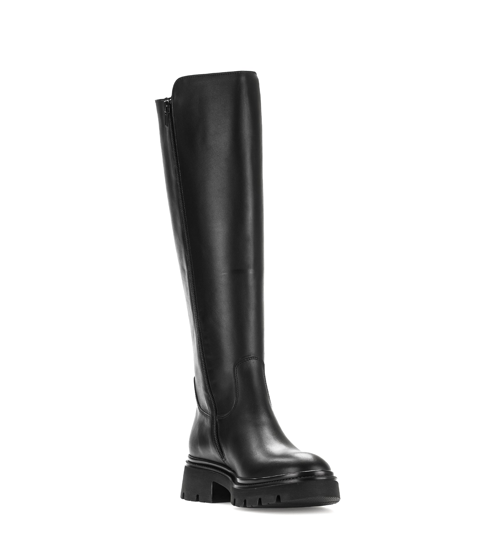 Gabor Match black knee high boots, rotating product angle 17.