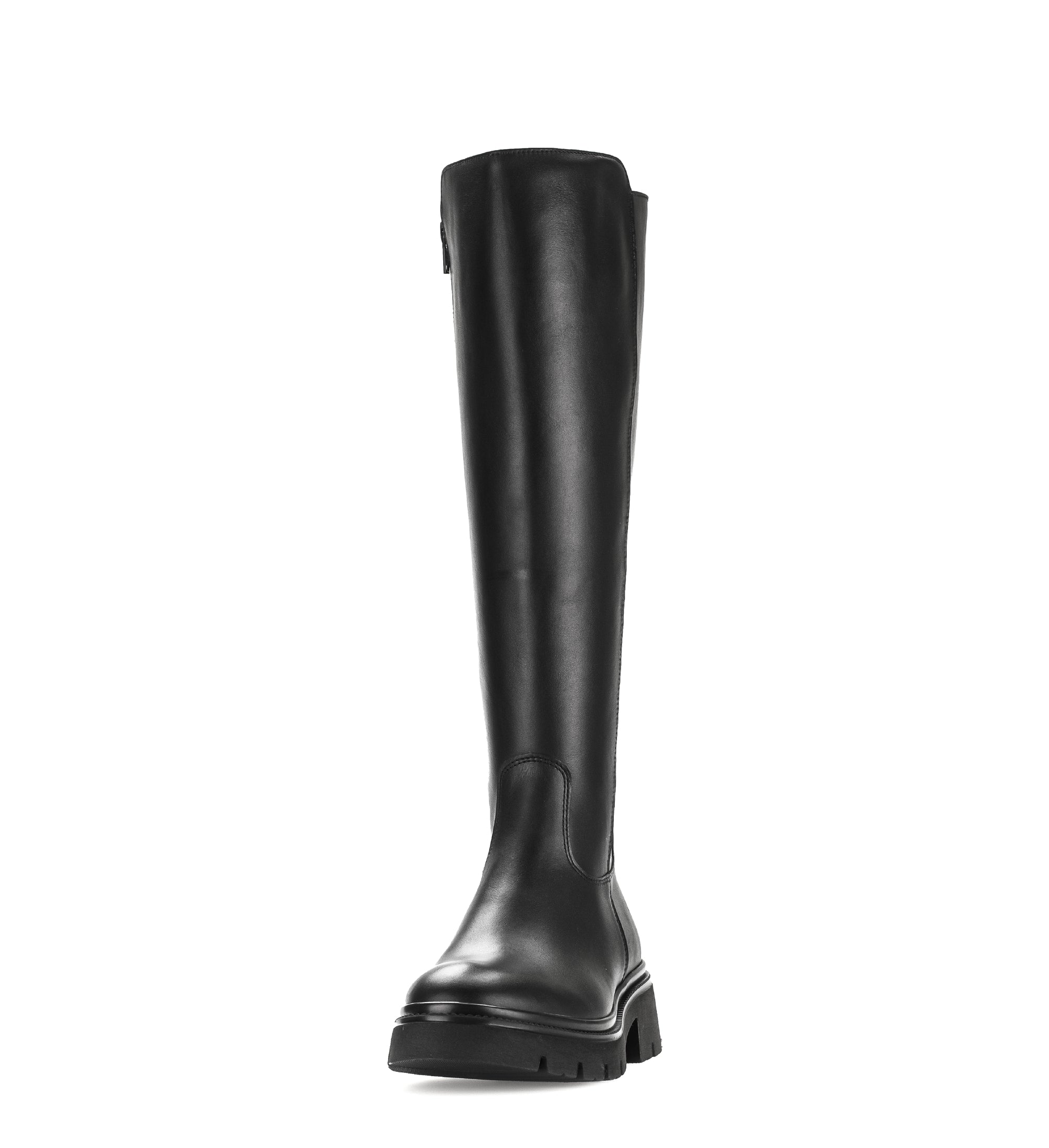 Gabor Match black knee high boots, rotating product angle 20.