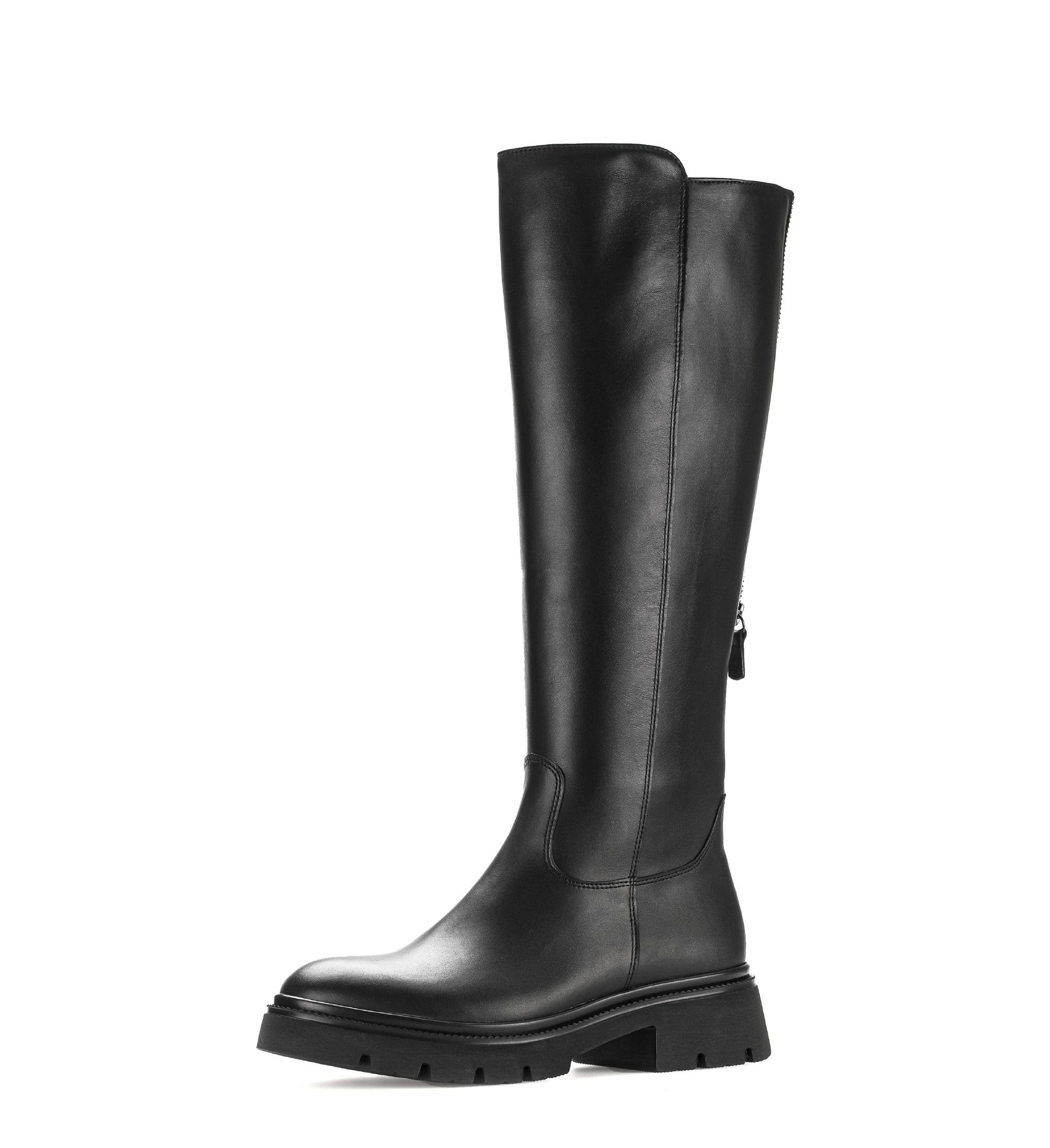 Gabor Match black knee high boots, rotating product angle 23.