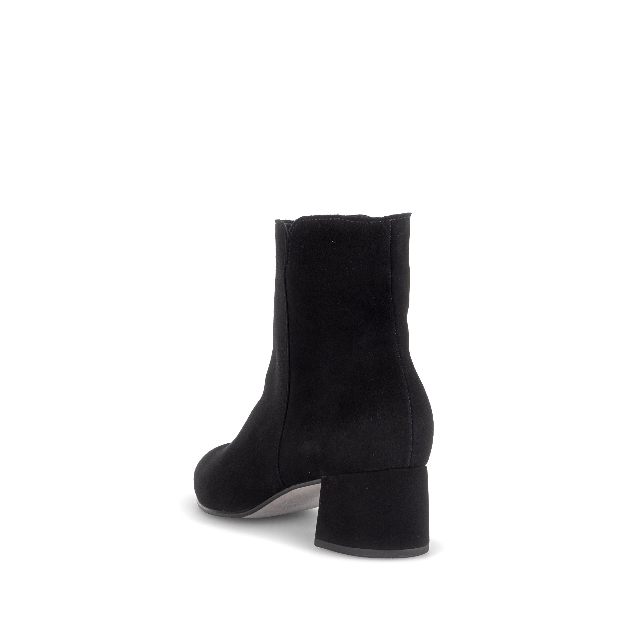 Gabor Abbey black block heel ankle boots, rotating product angle 05.
