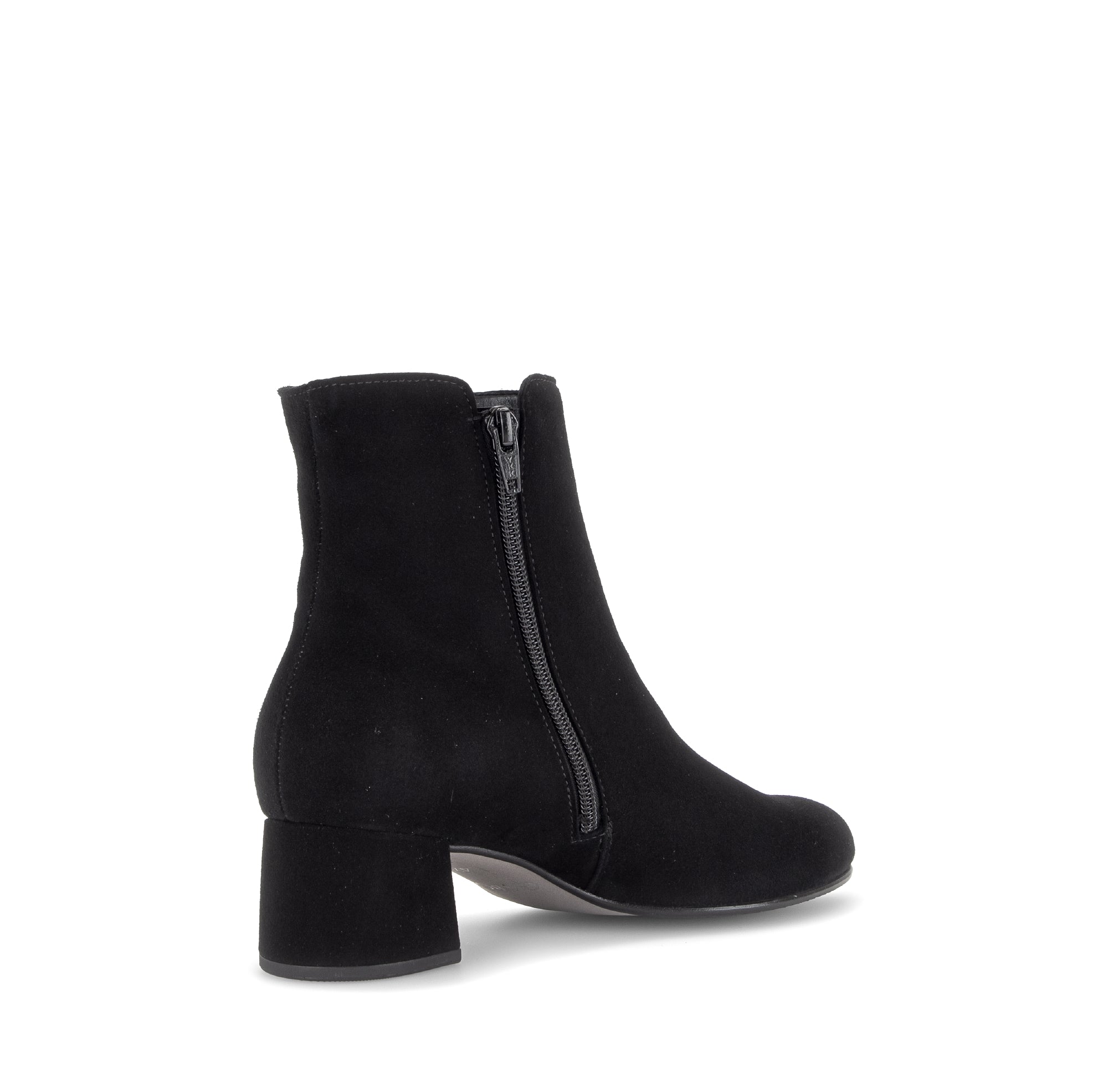 Gabor Abbey black block heel ankle boots, rotating product angle 10.