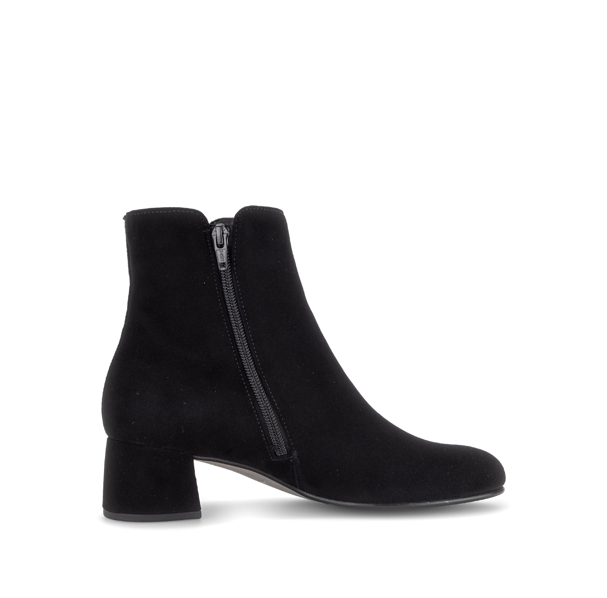 Gabor Abbey black block heel ankle boots, rotating product angle 12.