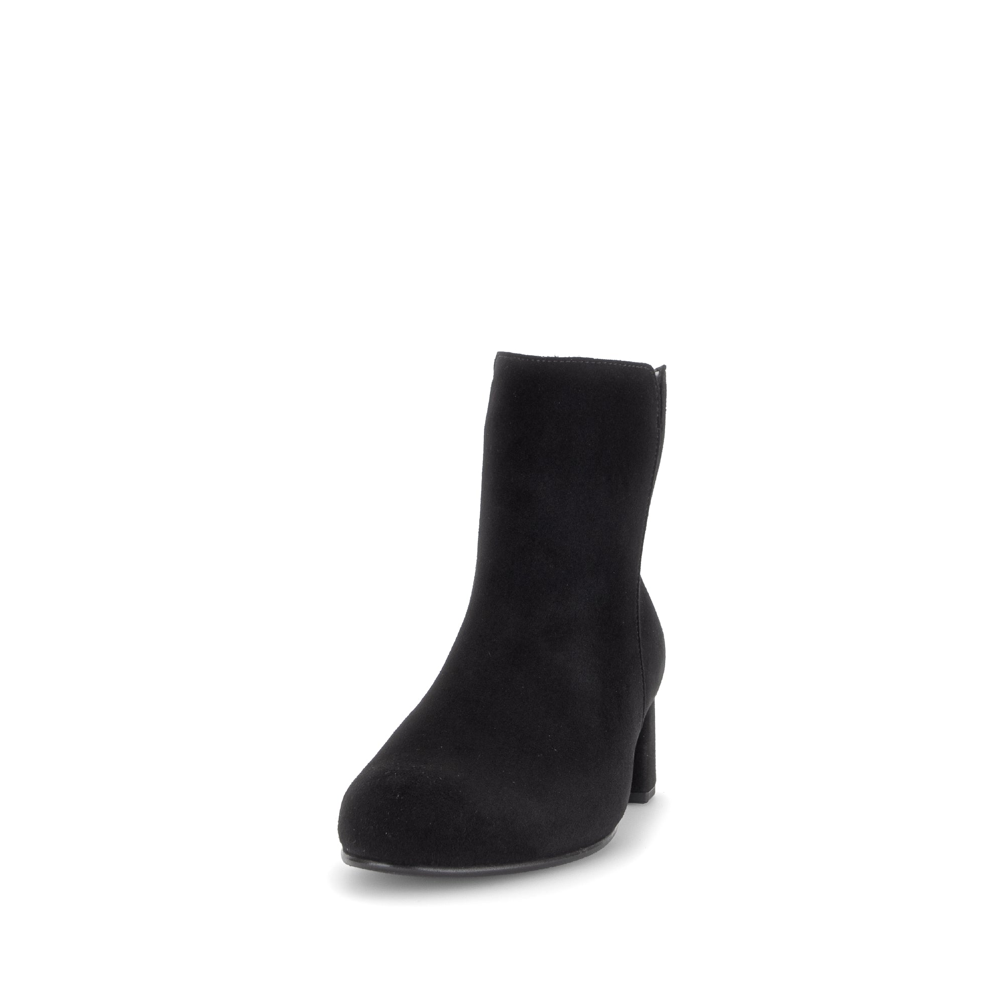 Gabor Abbey black block heel ankle boots, rotating product angle 20.