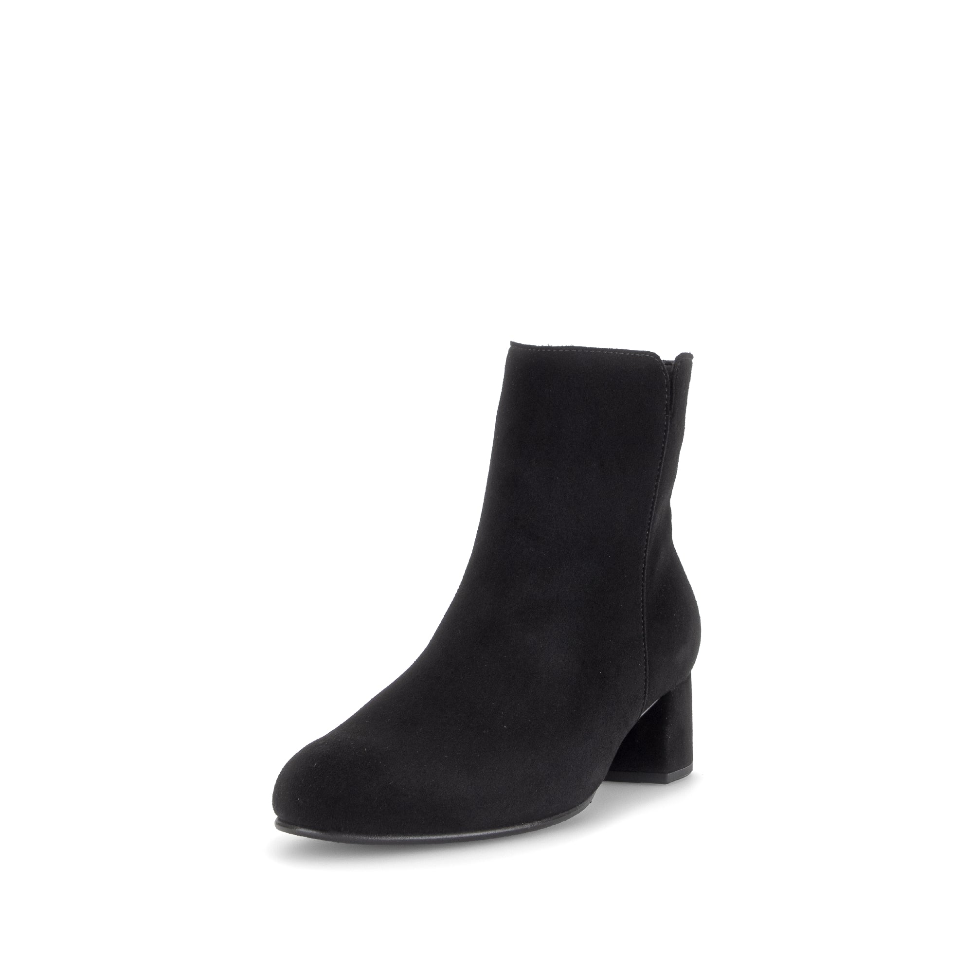 Gabor Abbey black block heel ankle boots, rotating product angle 21.