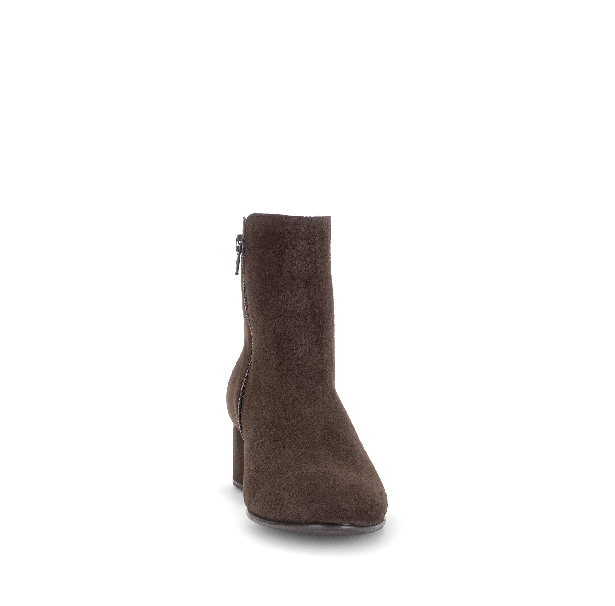 Gabor Abbey mocca brown block heel ankle boots, rotating product angle 18.