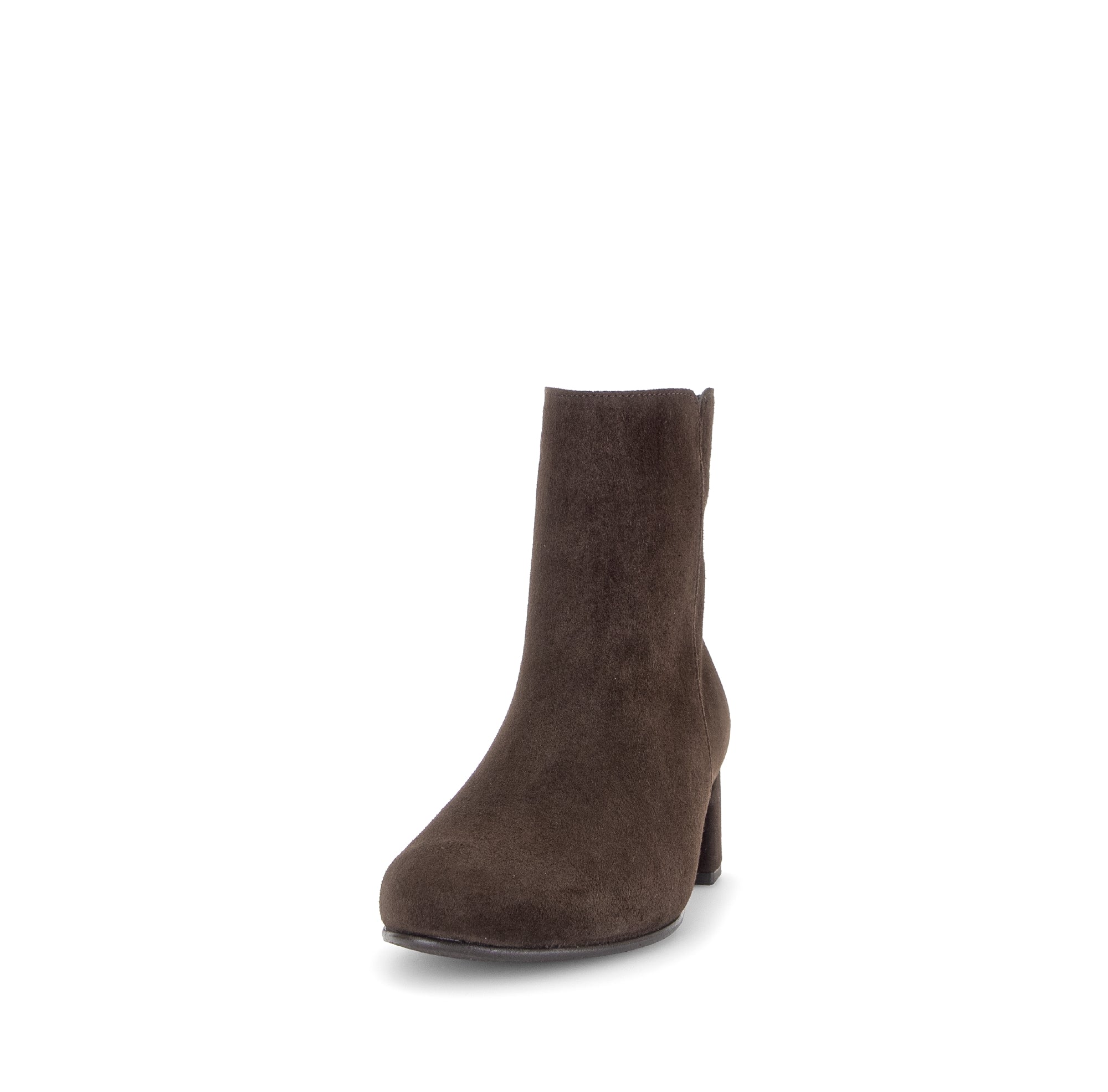 Gabor Abbey mocca brown block heel ankle boots, rotating product angle 20.