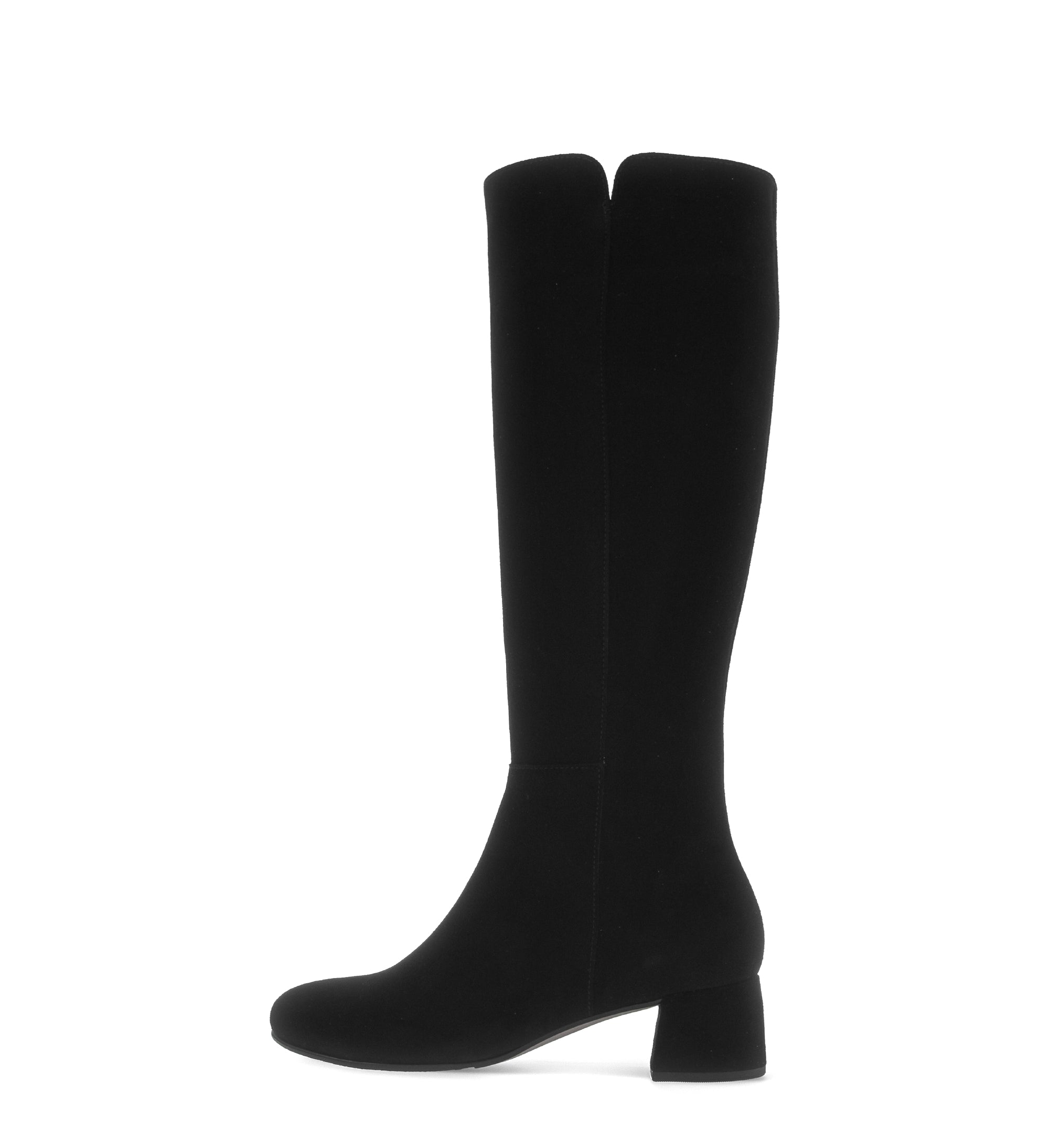 Gabor Ashby M black medium calf knee high boots, rotating product angle 02.