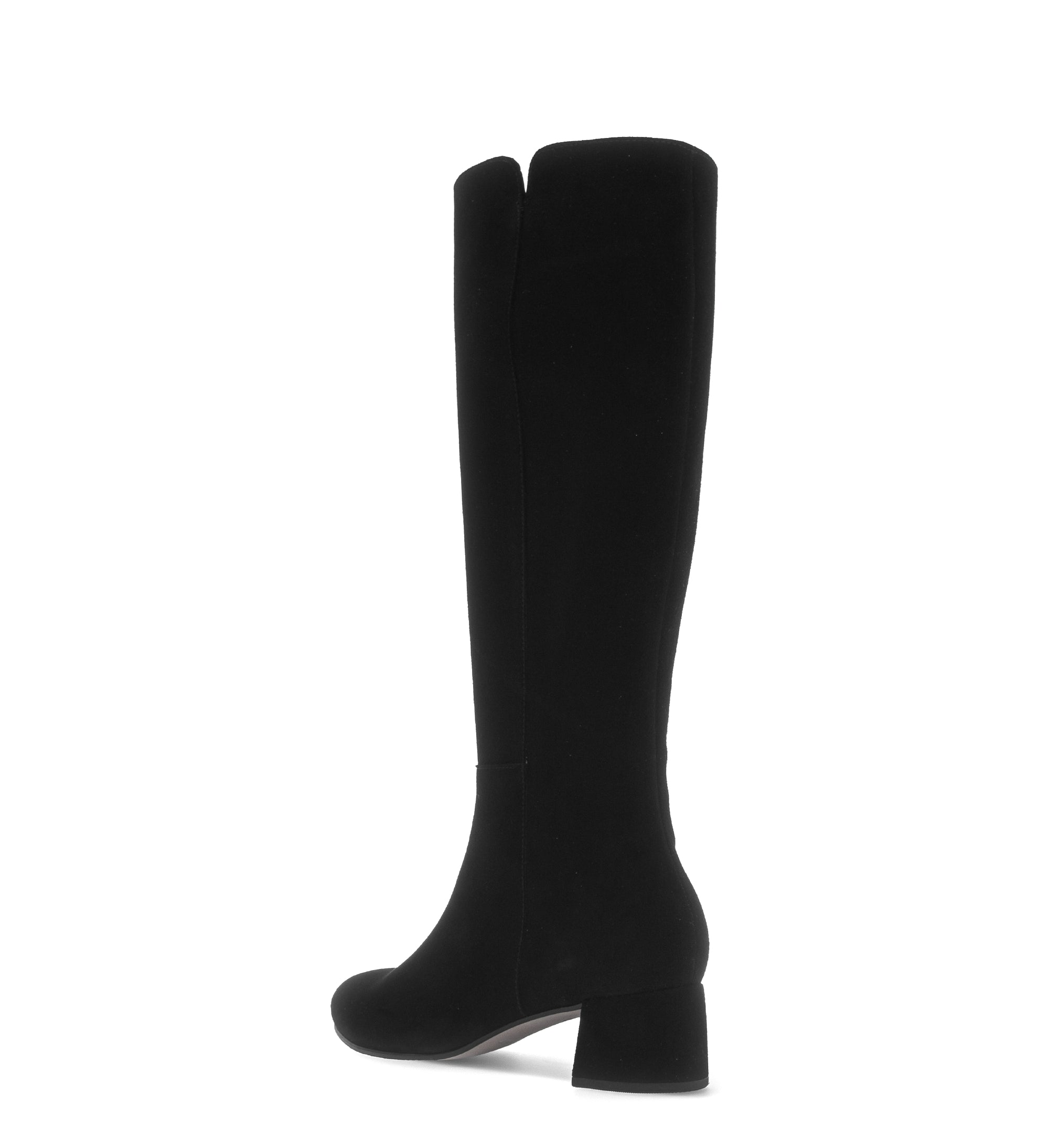 Gabor Ashby M black medium calf knee high boots, rotating product angle 04.